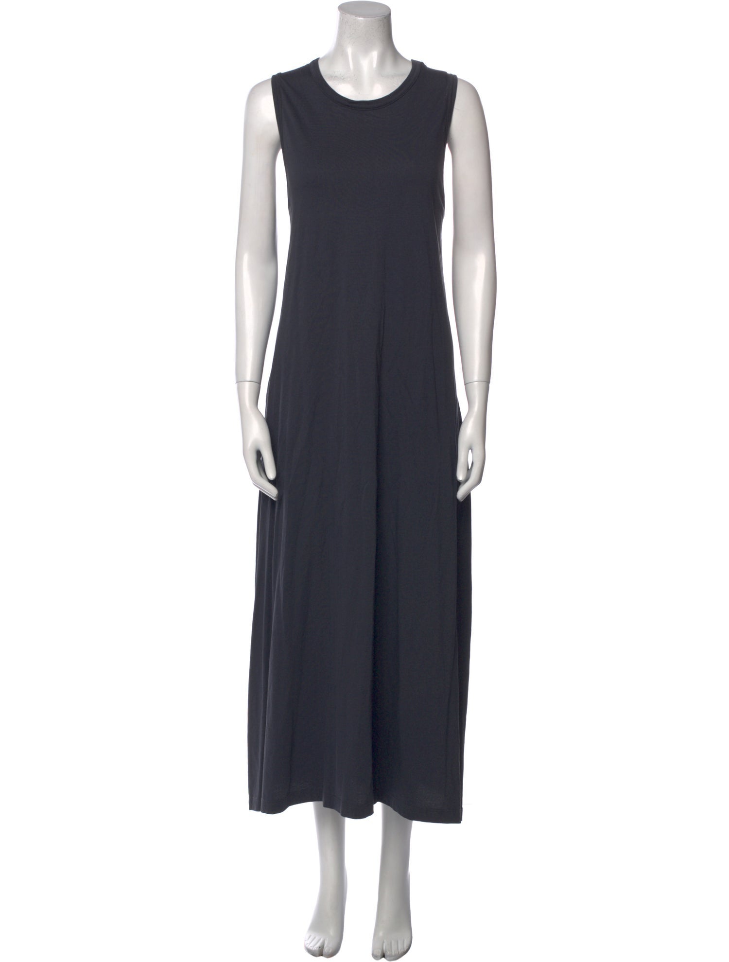 6397 Crew Neck Long Dress