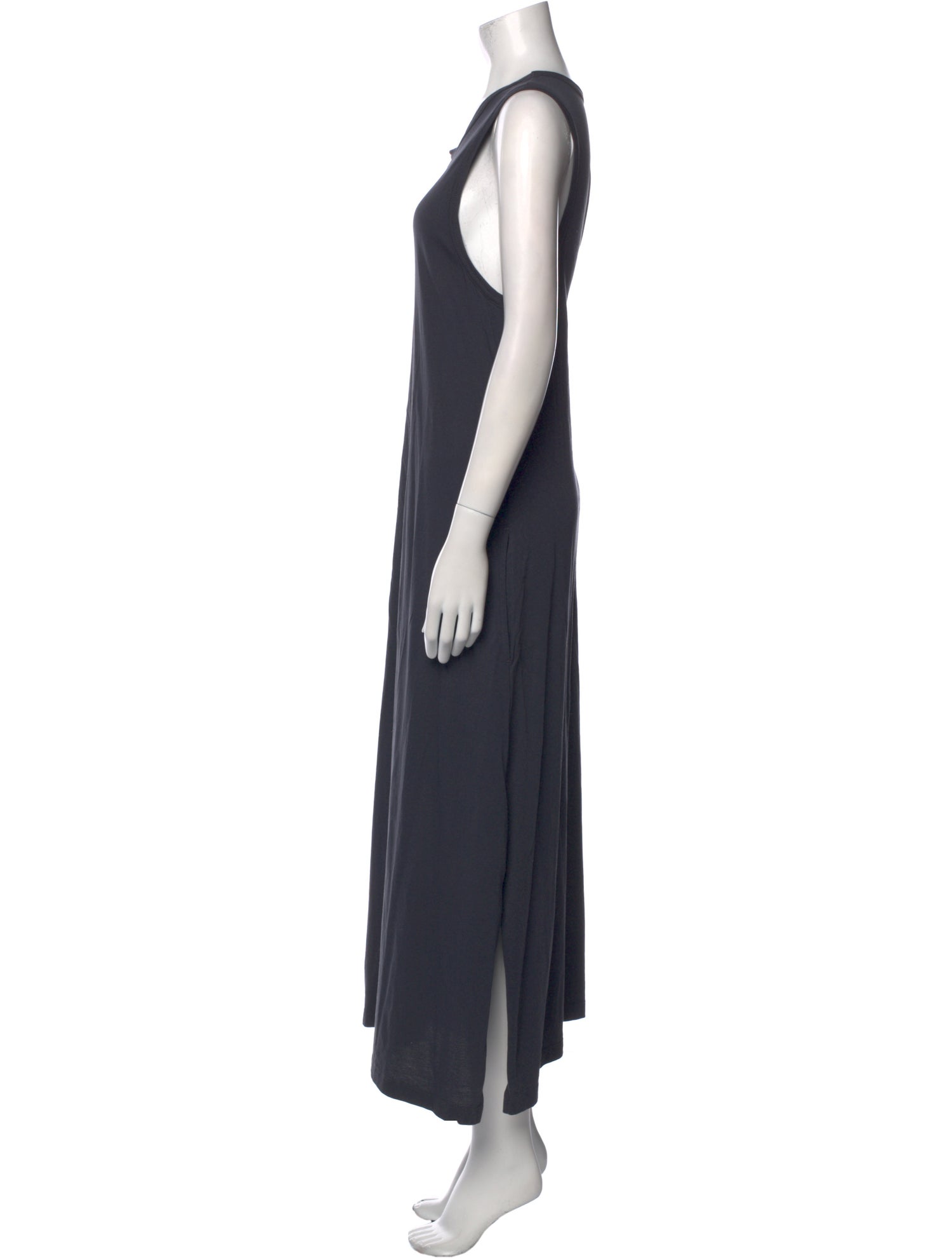 6397 Crew Neck Long Dress