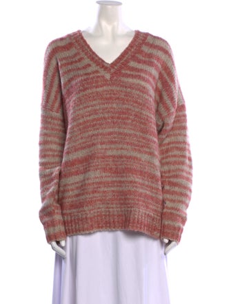 6397 Baby Alpaca Striped Sweater