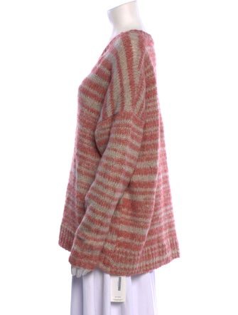 6397 Baby Alpaca Striped Sweater