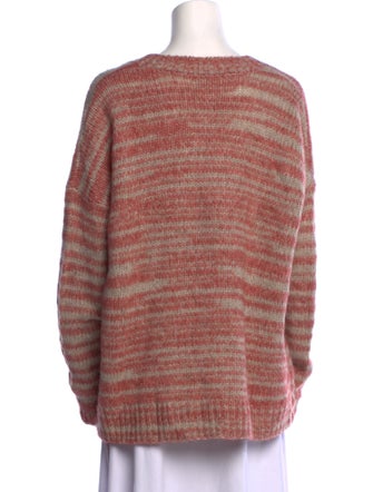 6397 Baby Alpaca Striped Sweater