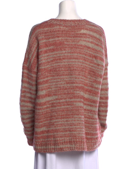 6397 Baby Alpaca Striped Sweater