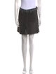 6397 Raw-Edge Trim Mini Skirt