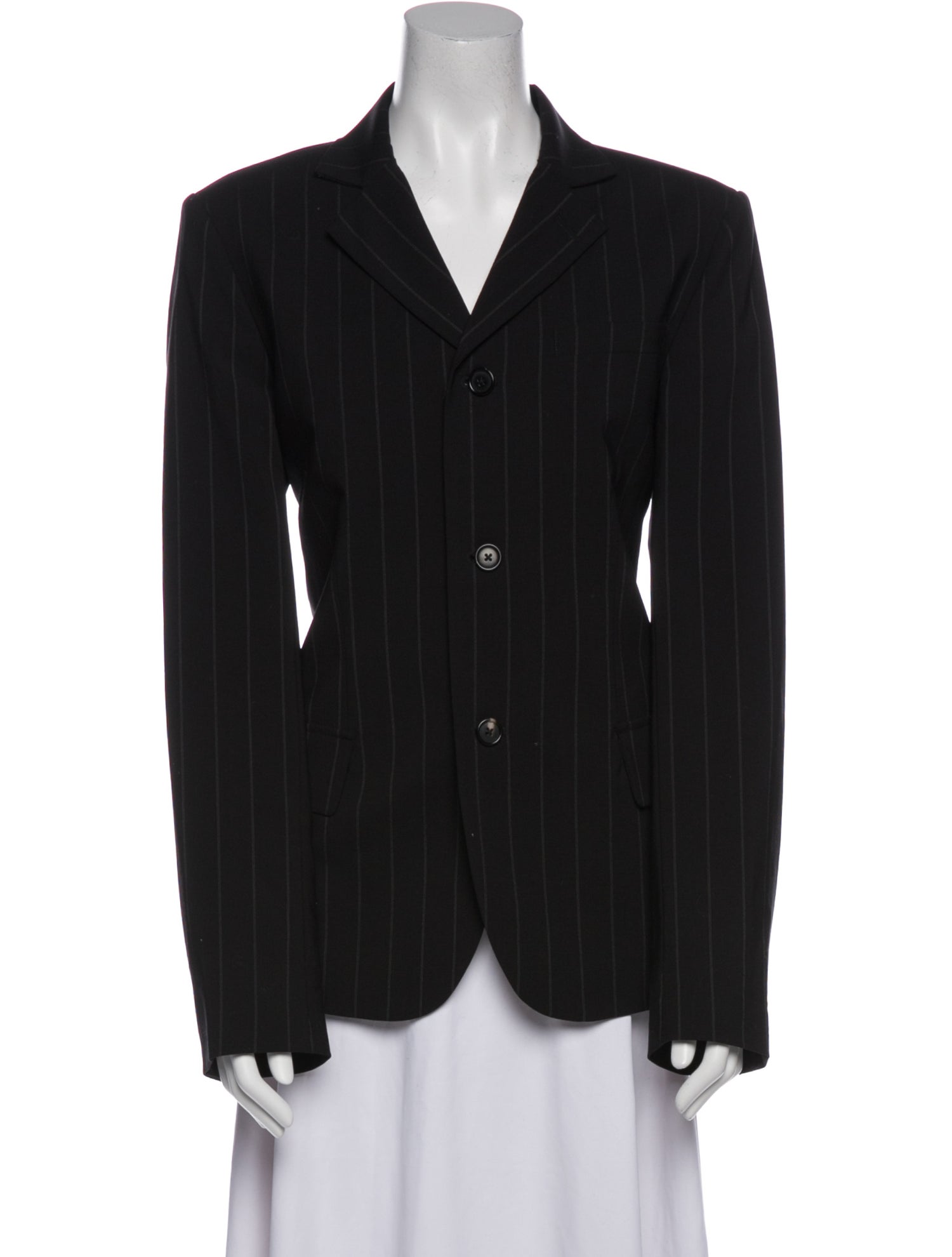 6397 Wool Striped Blazer