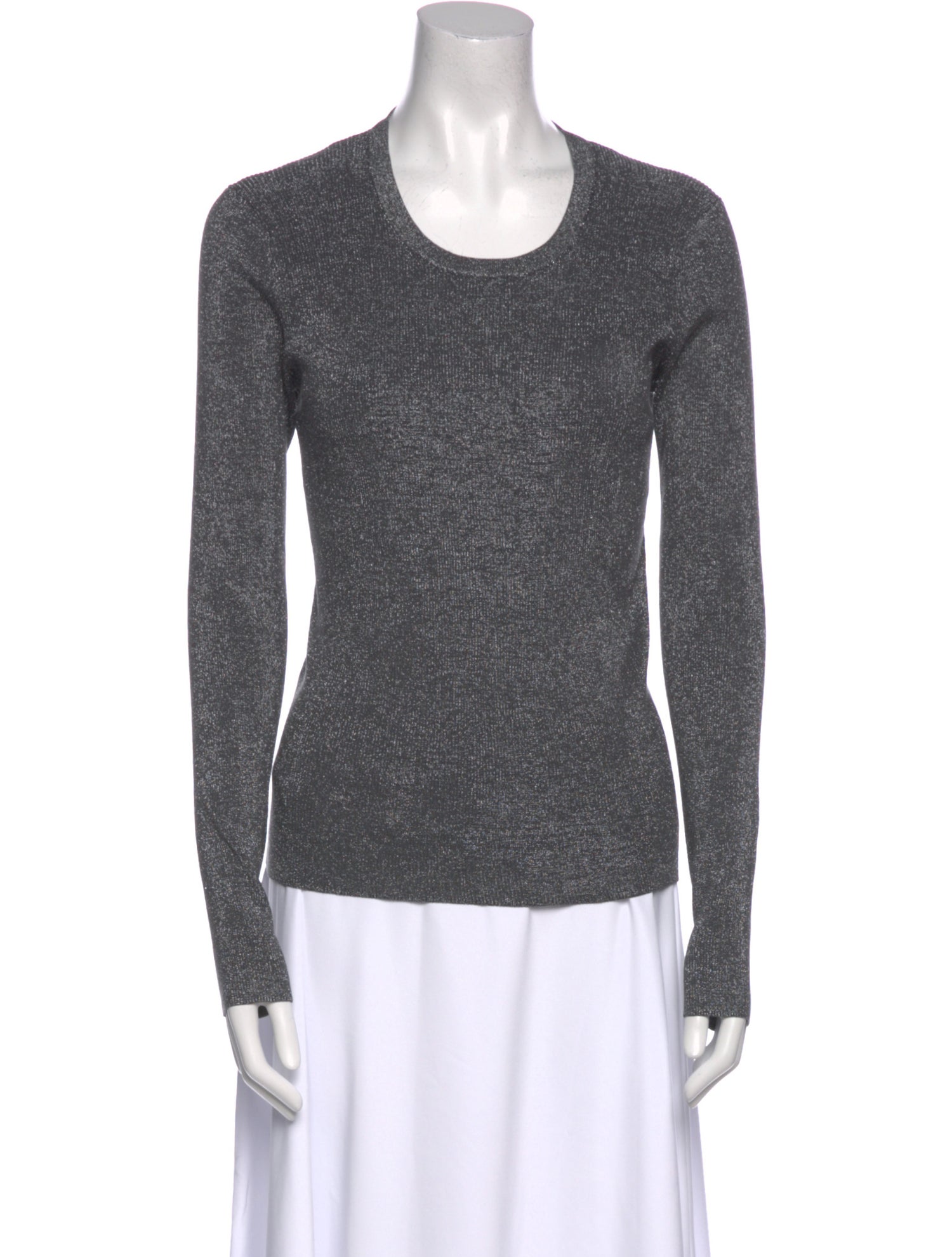 6397 Scoop Neck Long Sleeve Top