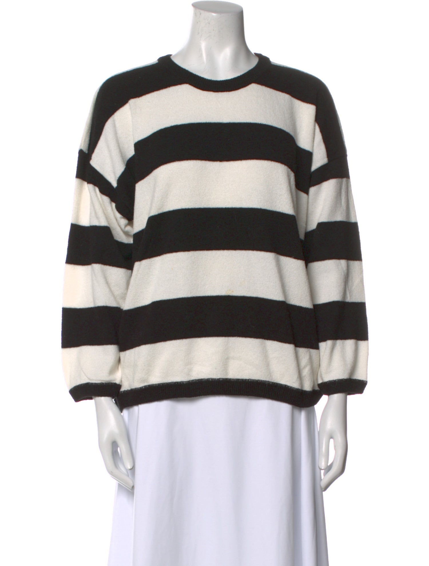 6397 Striped Crew Neck Sweater
