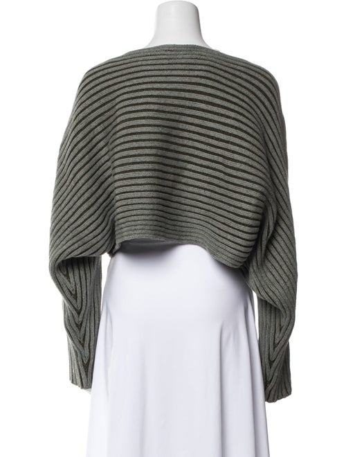 6397 Striped Bateau Neckline Sweater