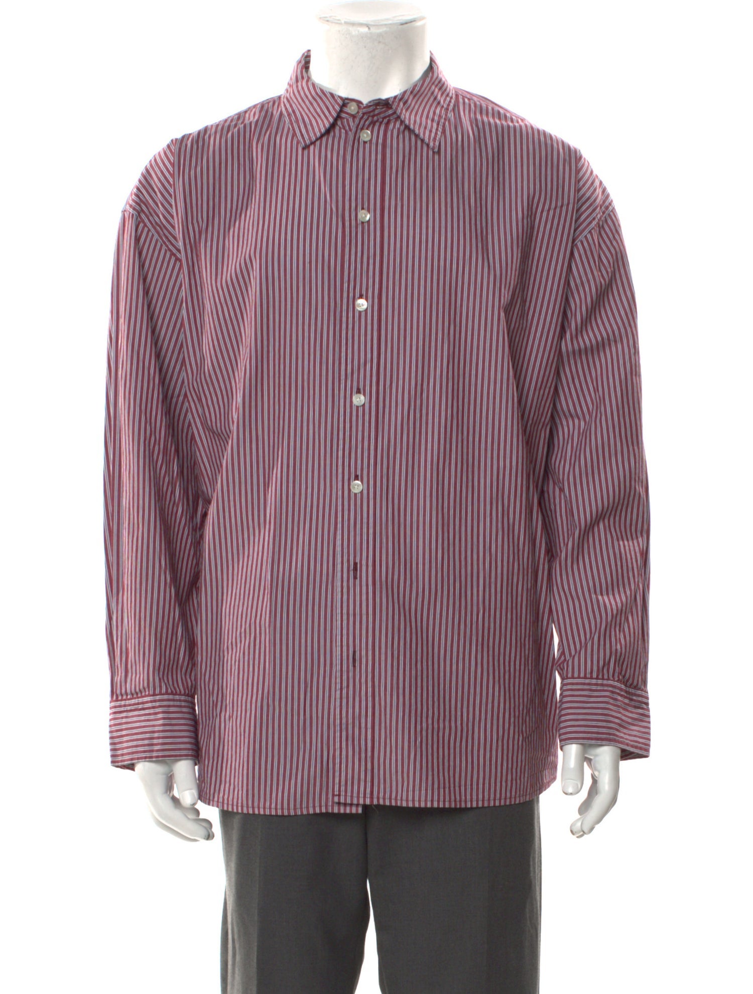 6397 Striped Long Sleeve Dress Shirt