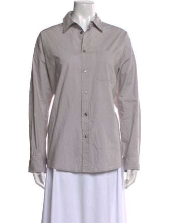 6397 Long Sleeve Button-Up Top