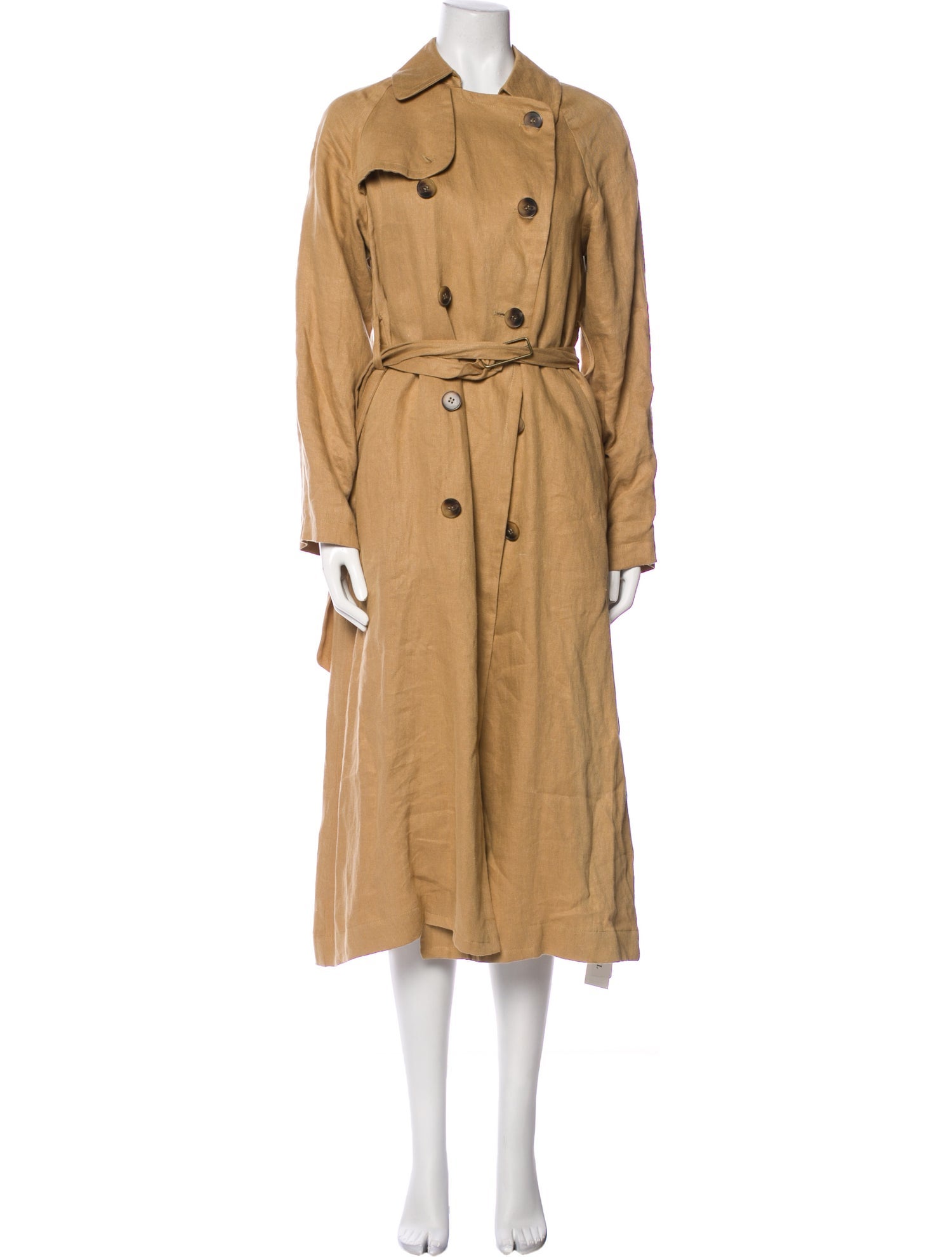 6397 Linen Trench Coat
