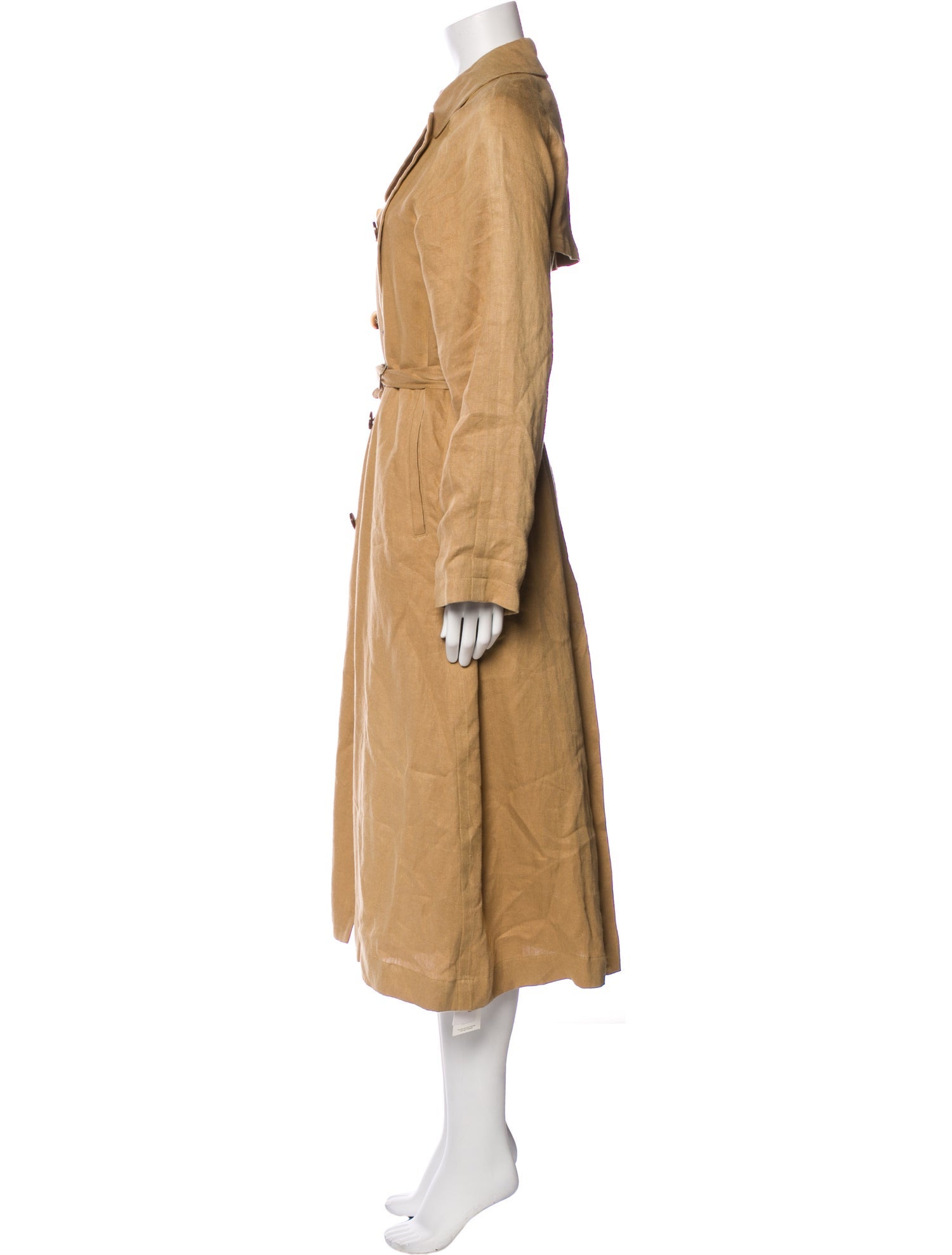 6397 Linen Trench Coat
