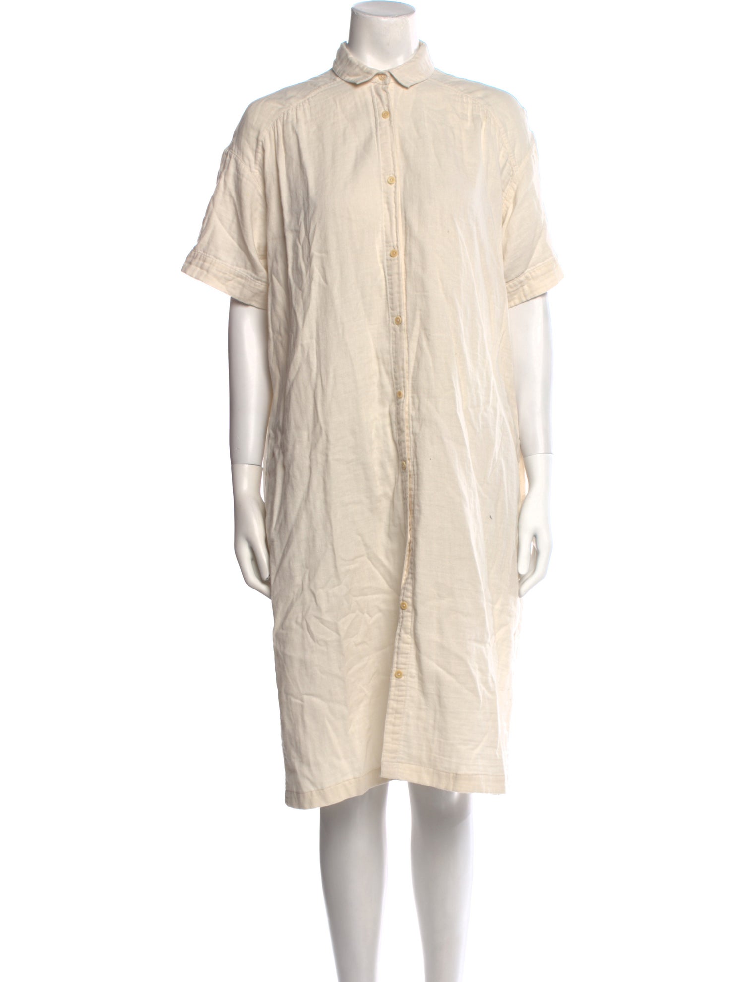 6397 Mock Neck Knee-Length Dress