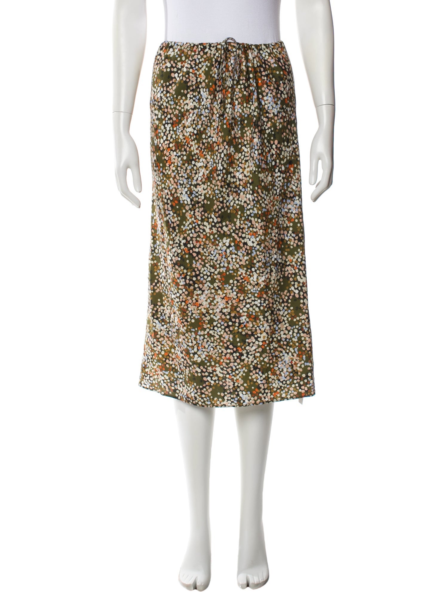 6397 Silk Knee-Length Skirt w/ Tags