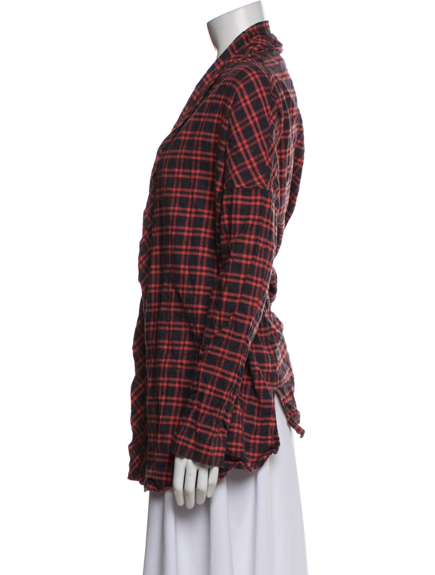 6397 Plaid Print Blazer