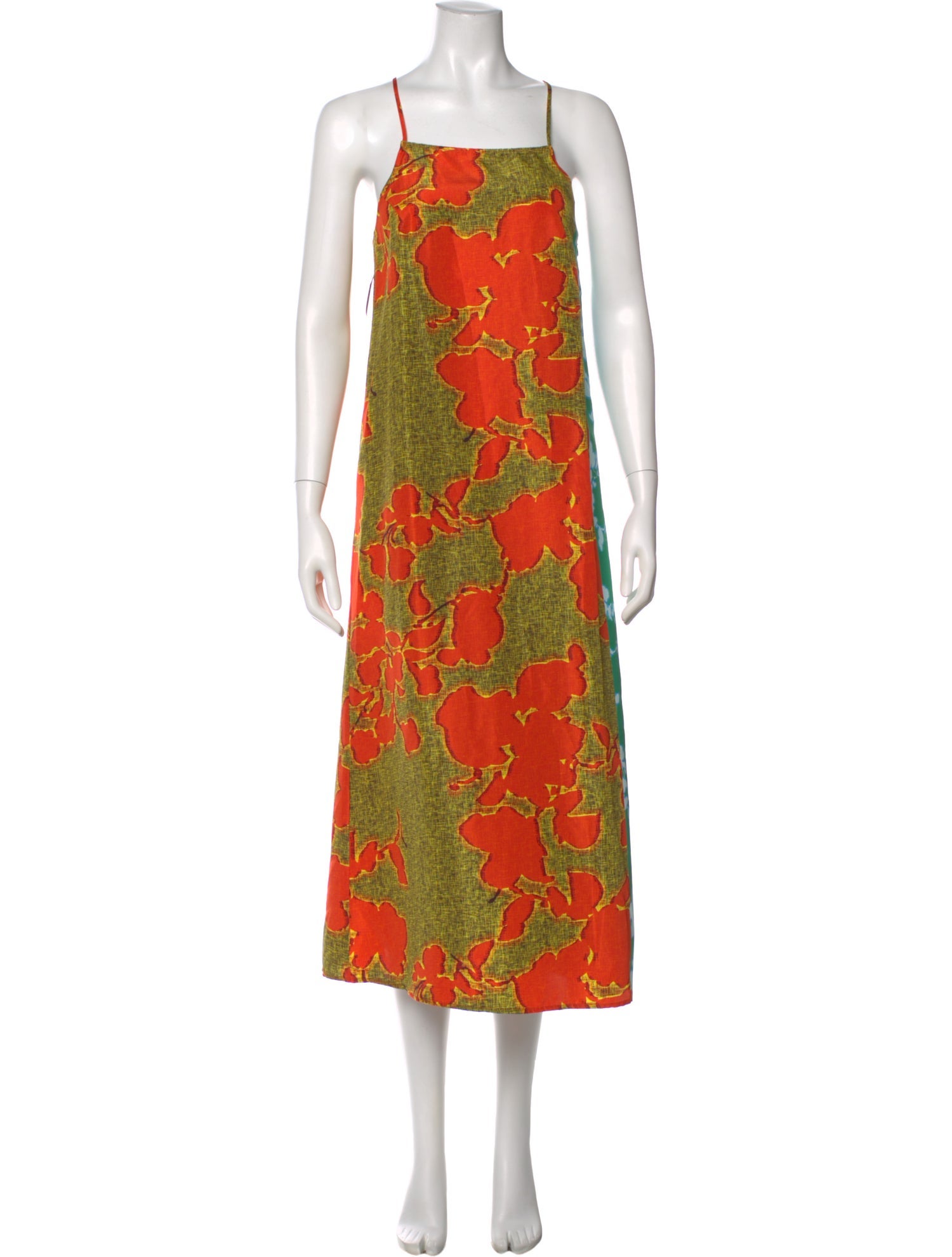 6397 Silk Long Dress