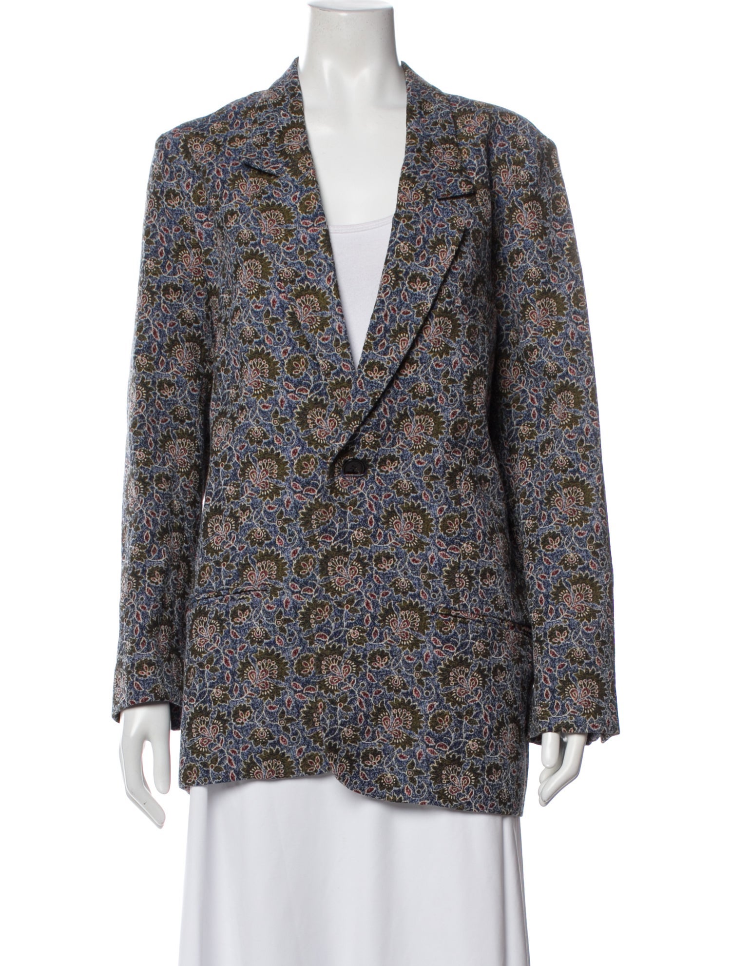 6397 Floral Print Blazer