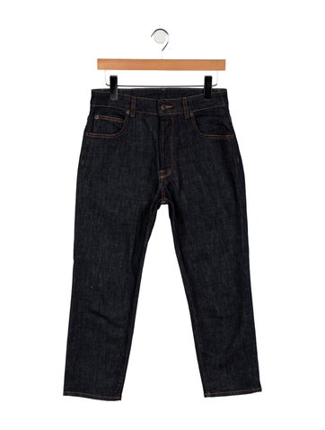 Pre-owned 6397 High-rise Straight Leg Jeans In Blue
