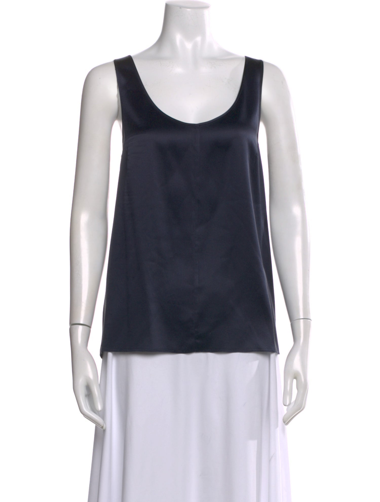 6397 Silk Scoop Neck Top