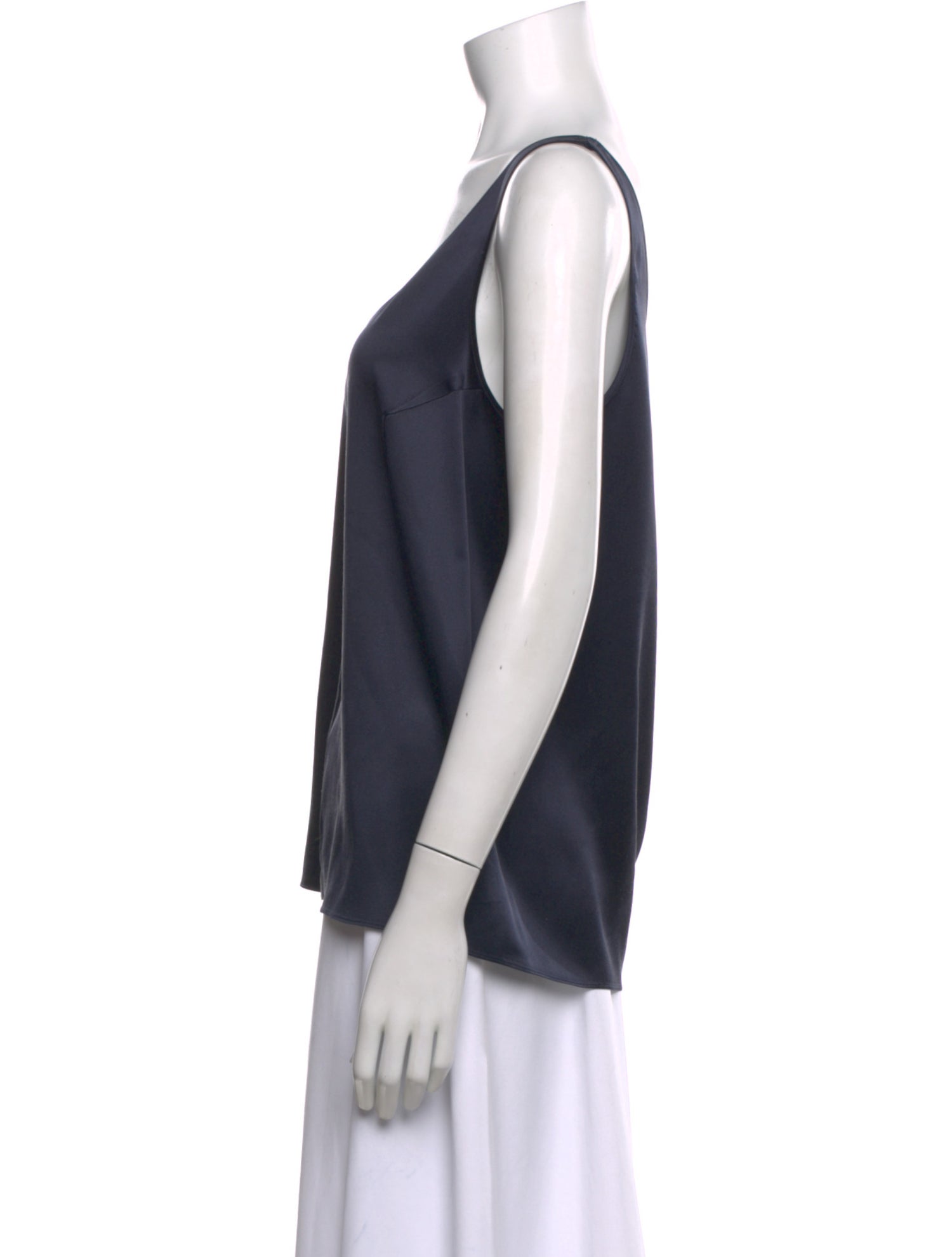 6397 Silk Scoop Neck Top