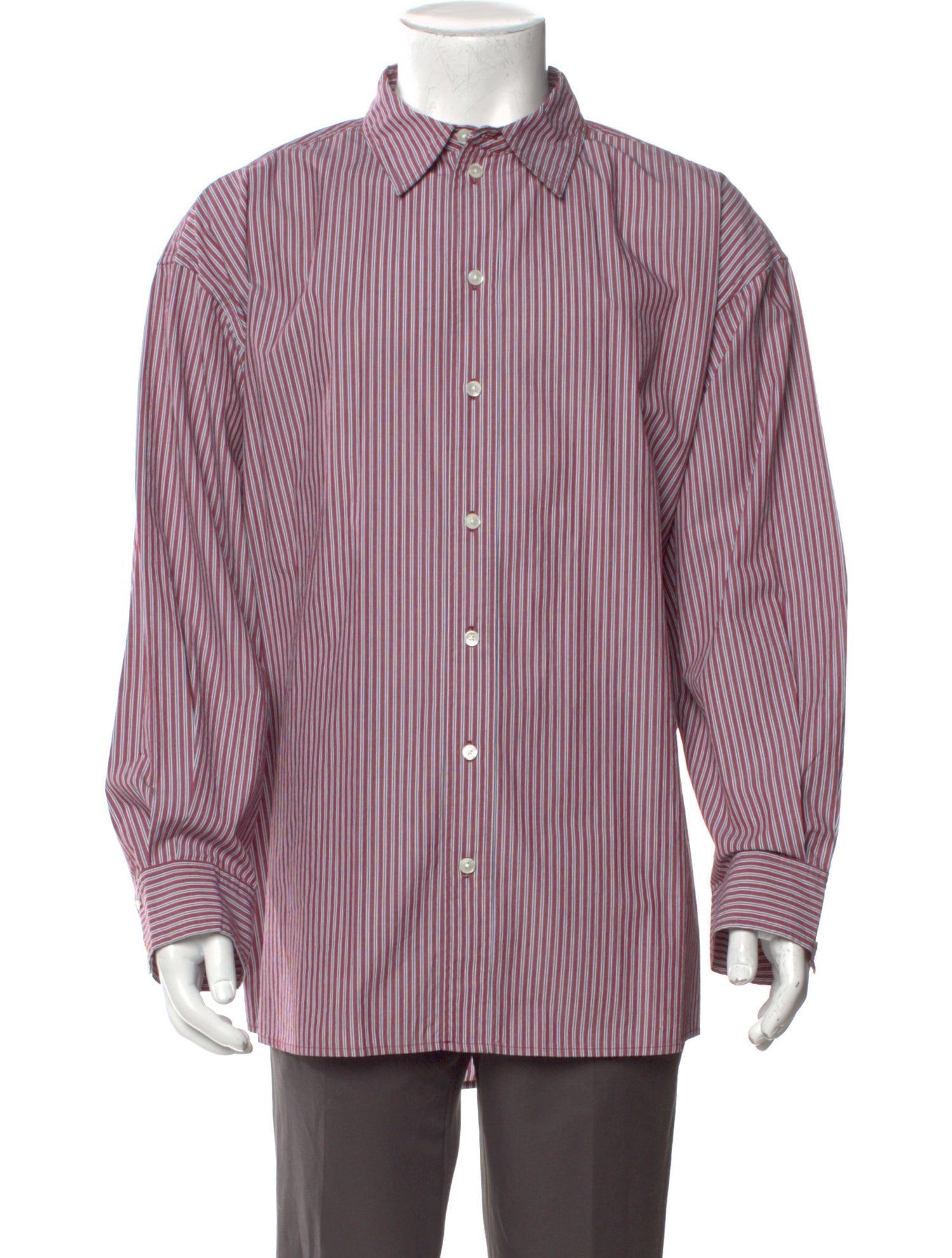 6397 Striped Long Sleeve Dress Shirt
