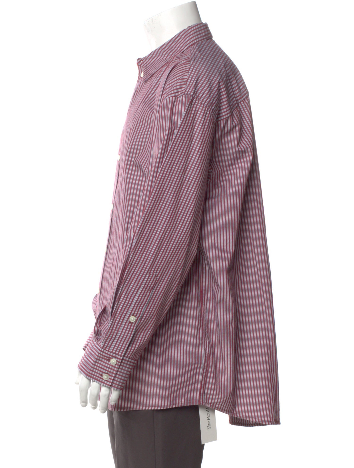 6397 Striped Long Sleeve Dress Shirt