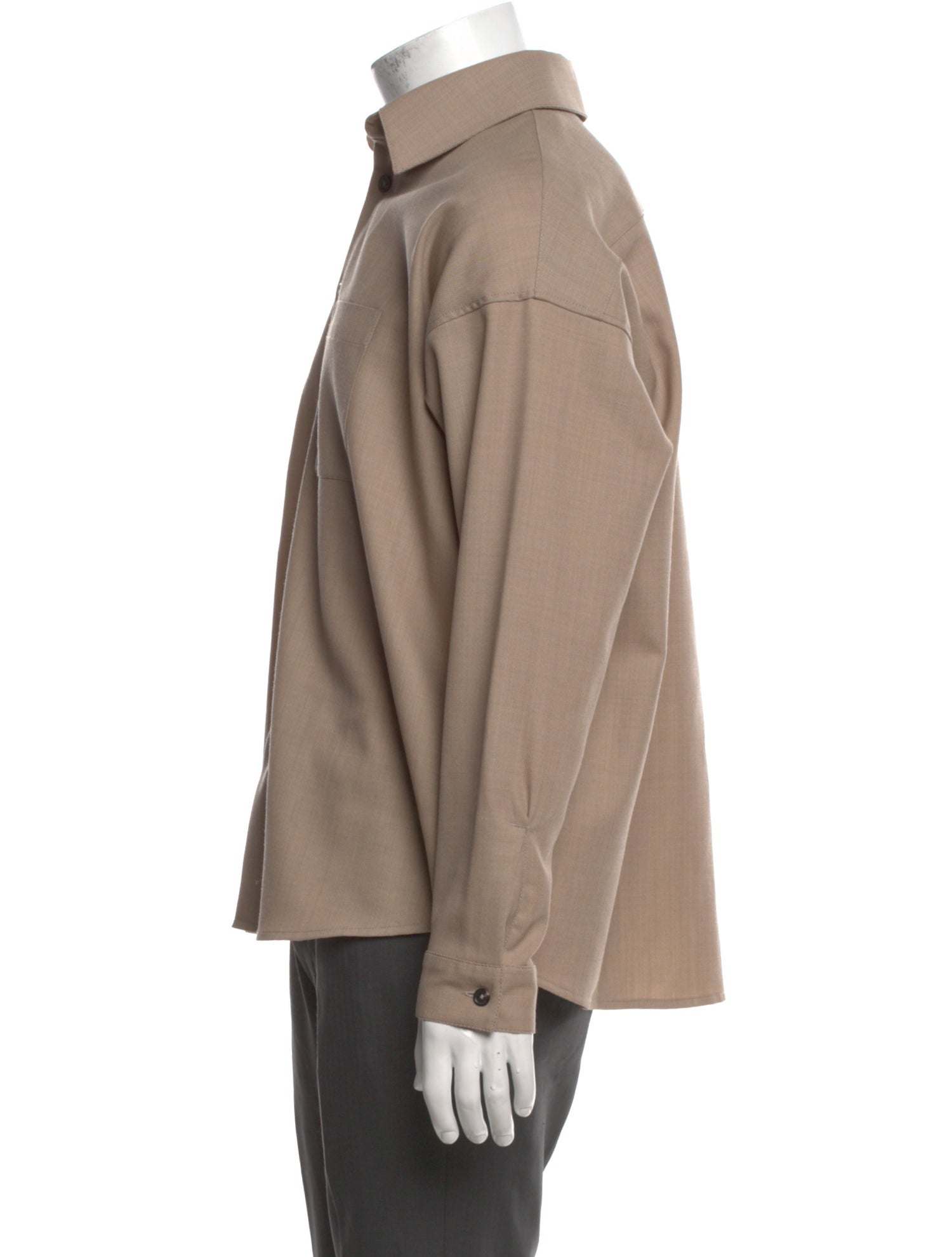 6397 Virgin Wool Long Sleeve Shirt