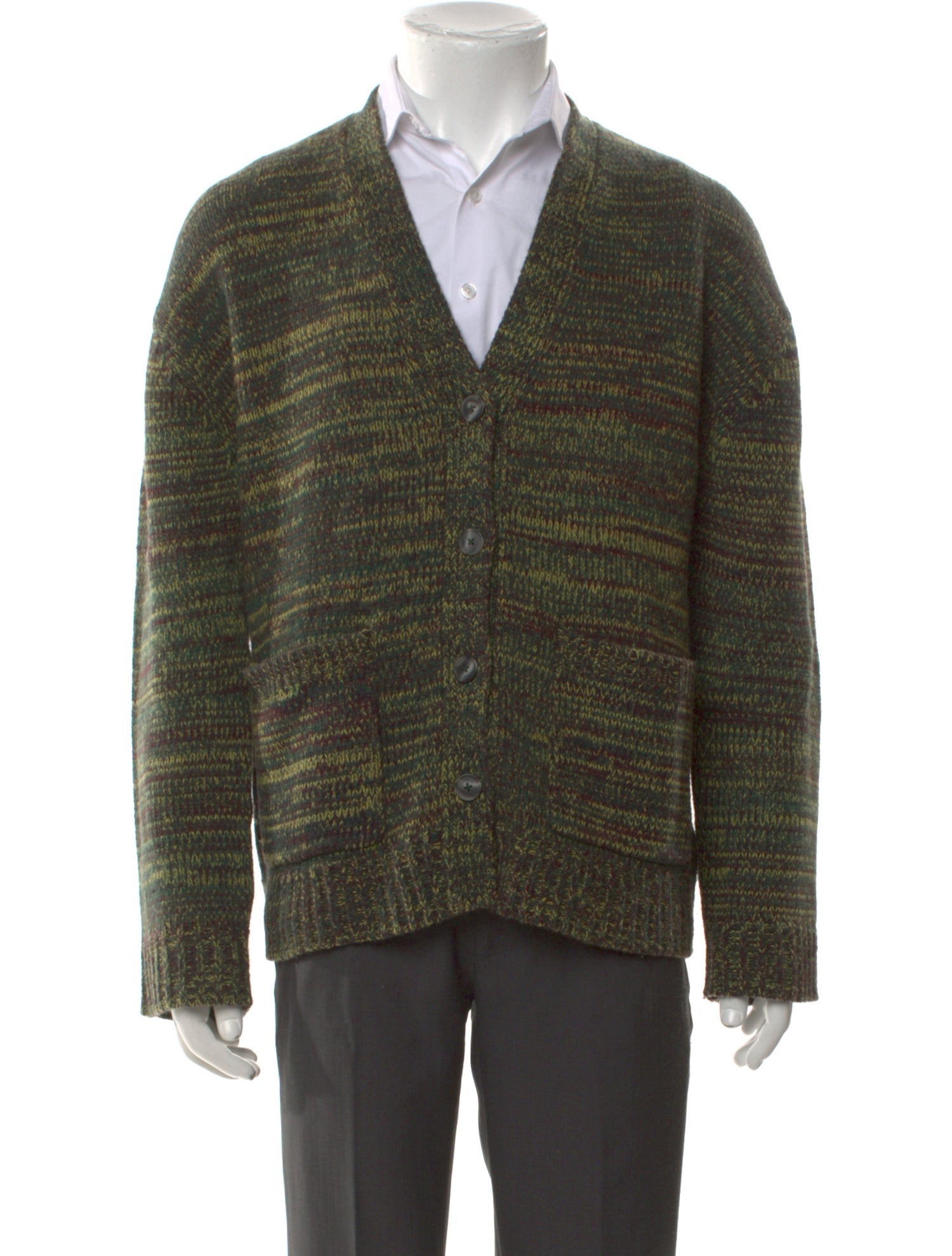 6397 Wool Striped Cardigan