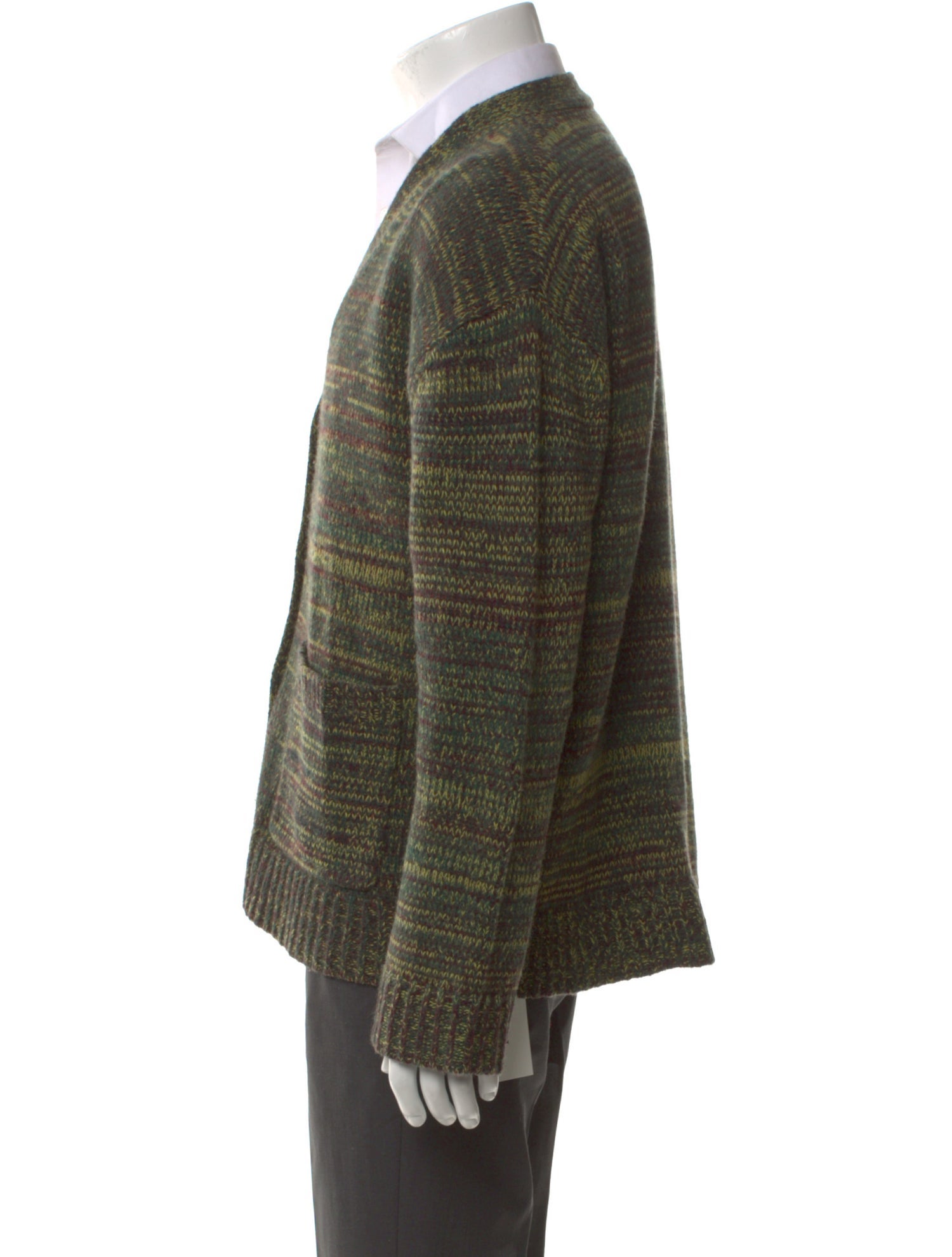 6397 Wool Striped Cardigan