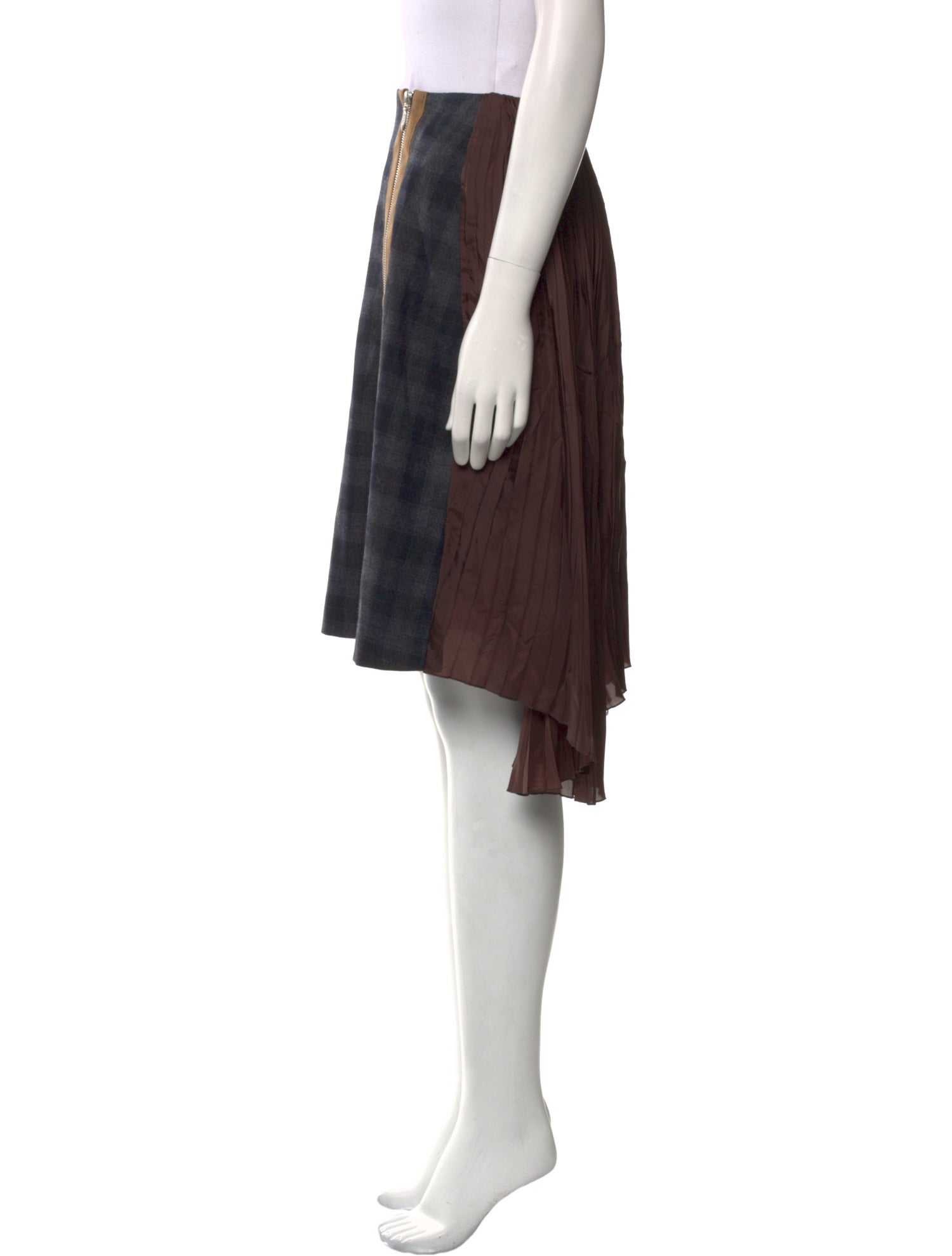 Kolor Wool Knee-Length Skirt