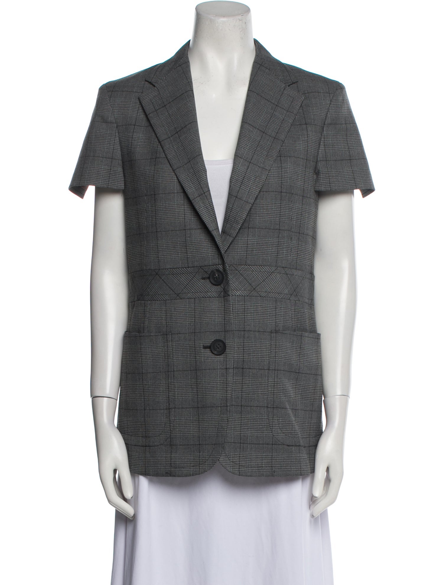 Kolor Plaid Print Blazer