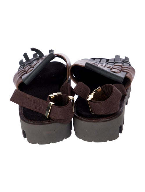 Kolor Leather Gladiator Sandals