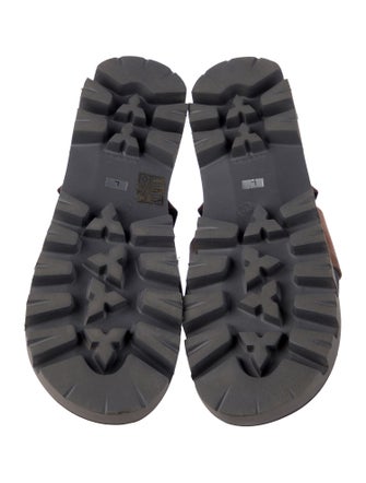 Kolor Leather Gladiator Sandals