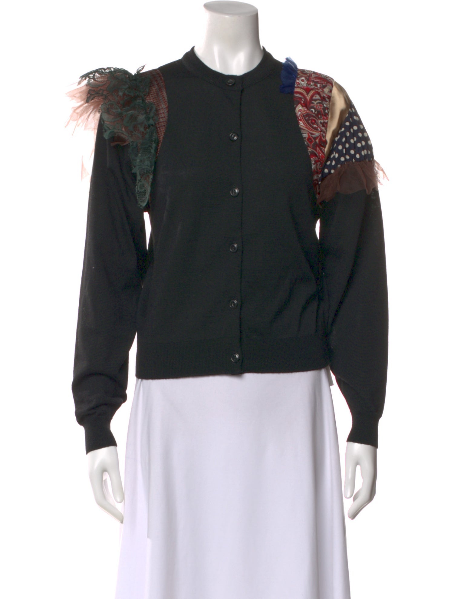 Kolor Patterned Crew Neck Top