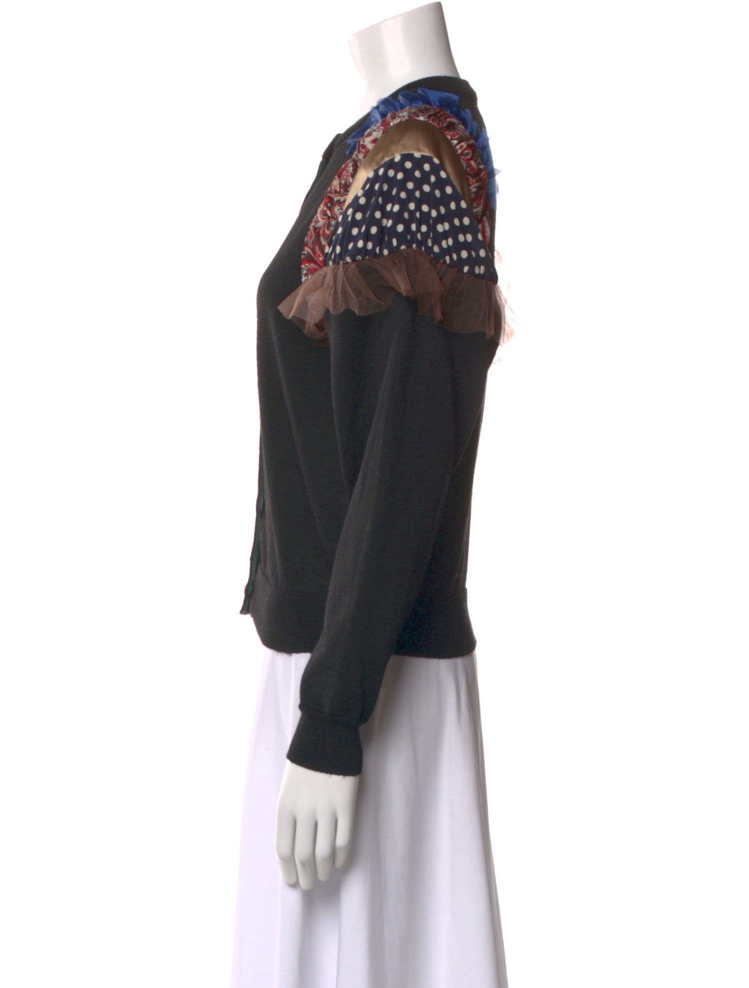 Kolor Patterned Crew Neck Top