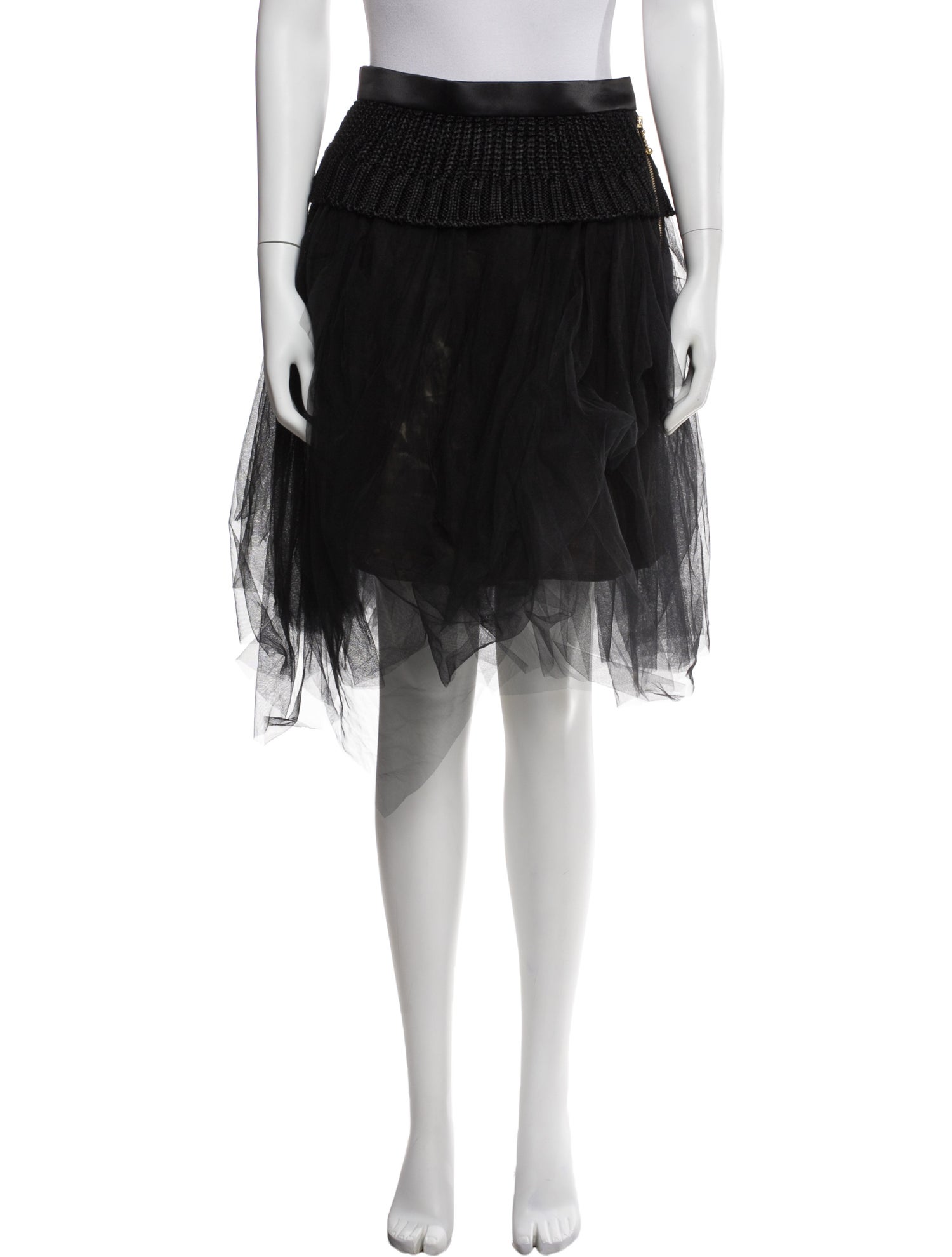 Kolor Nylon Midi Length Skirt