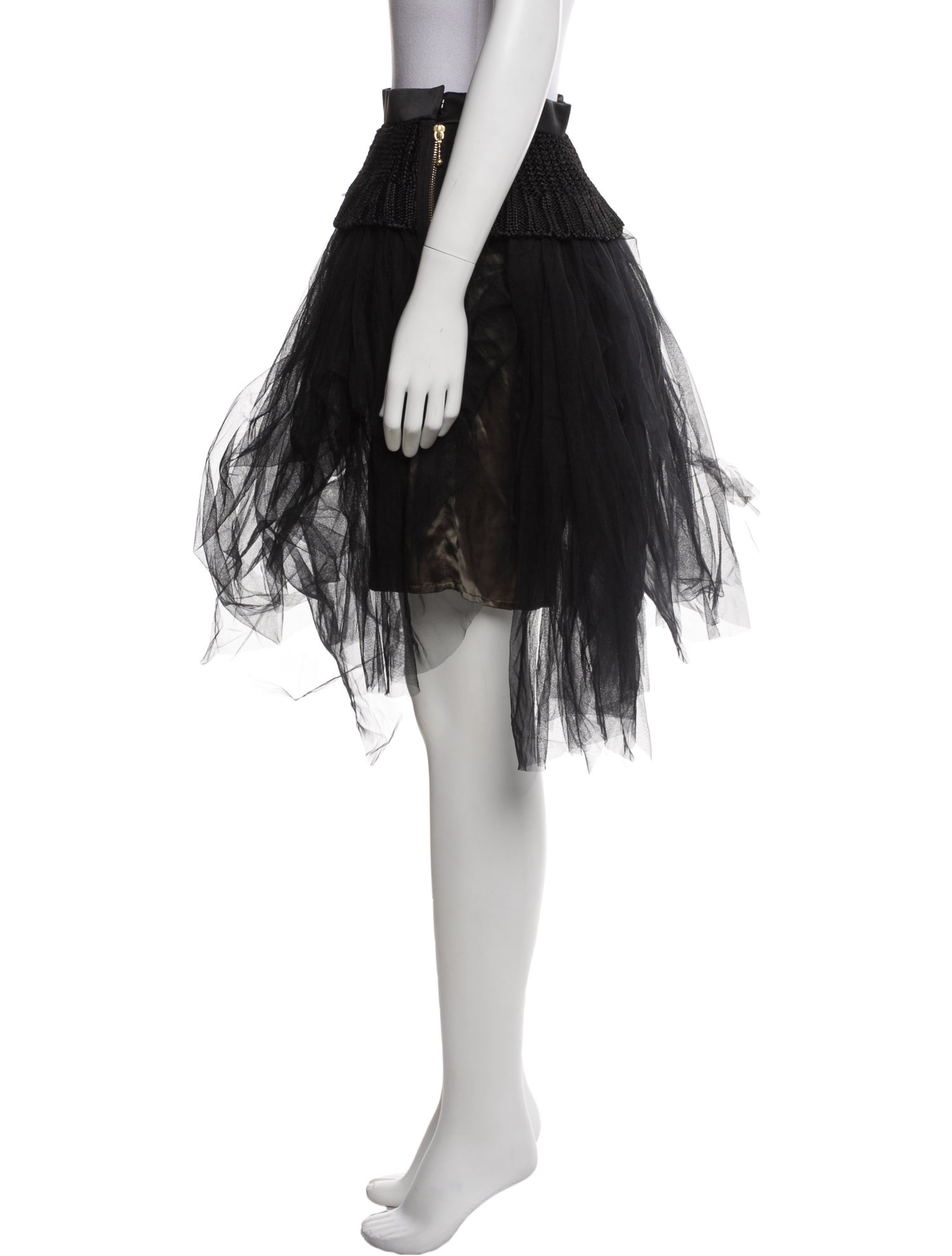 Kolor Nylon Midi Length Skirt