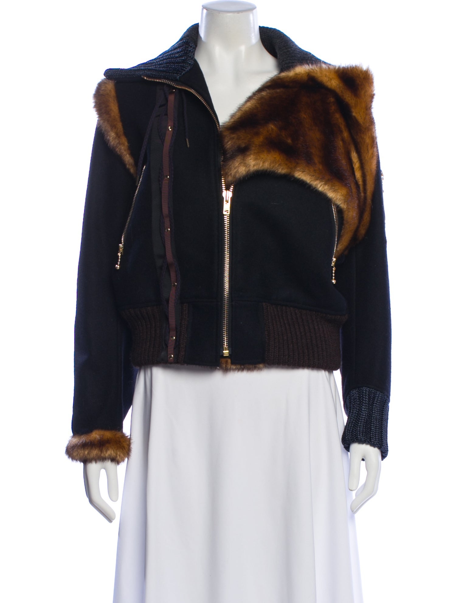 Kolor Wool Biker Jacket