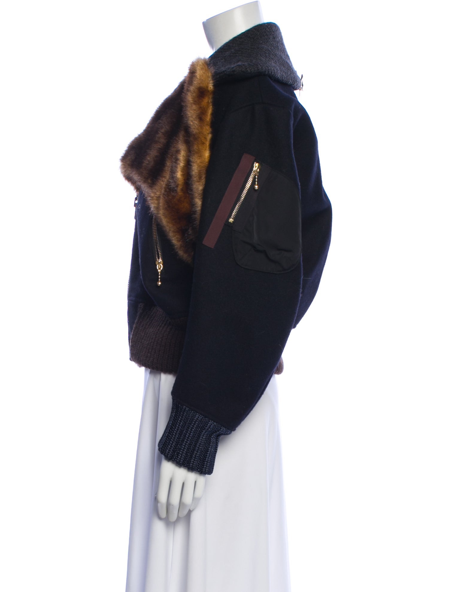 Kolor Wool Biker Jacket