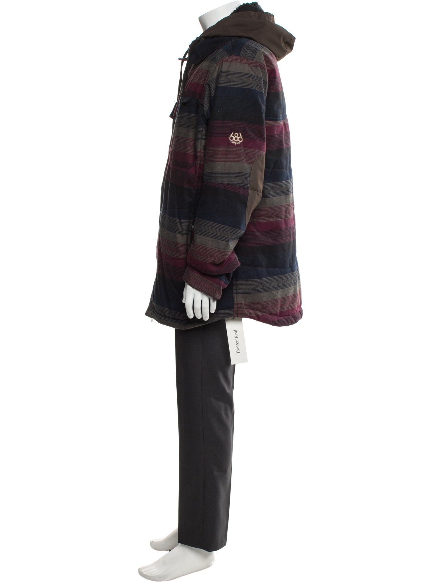 686 Striped Parka