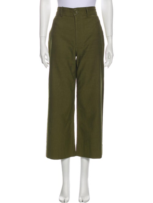 Apiece Apart Wide Leg Pants Green