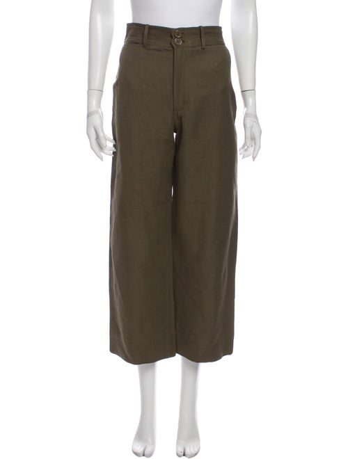 Apiece Apart Wide Leg Pants Green