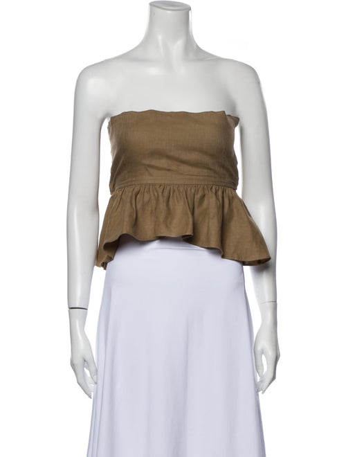 Apiece Apart Strapless Crop Top