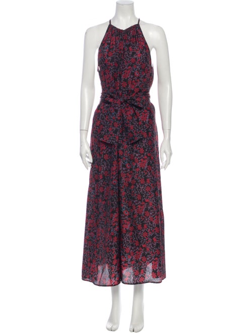 Apiece Apart Floral Print Halterneck Jumpsuit