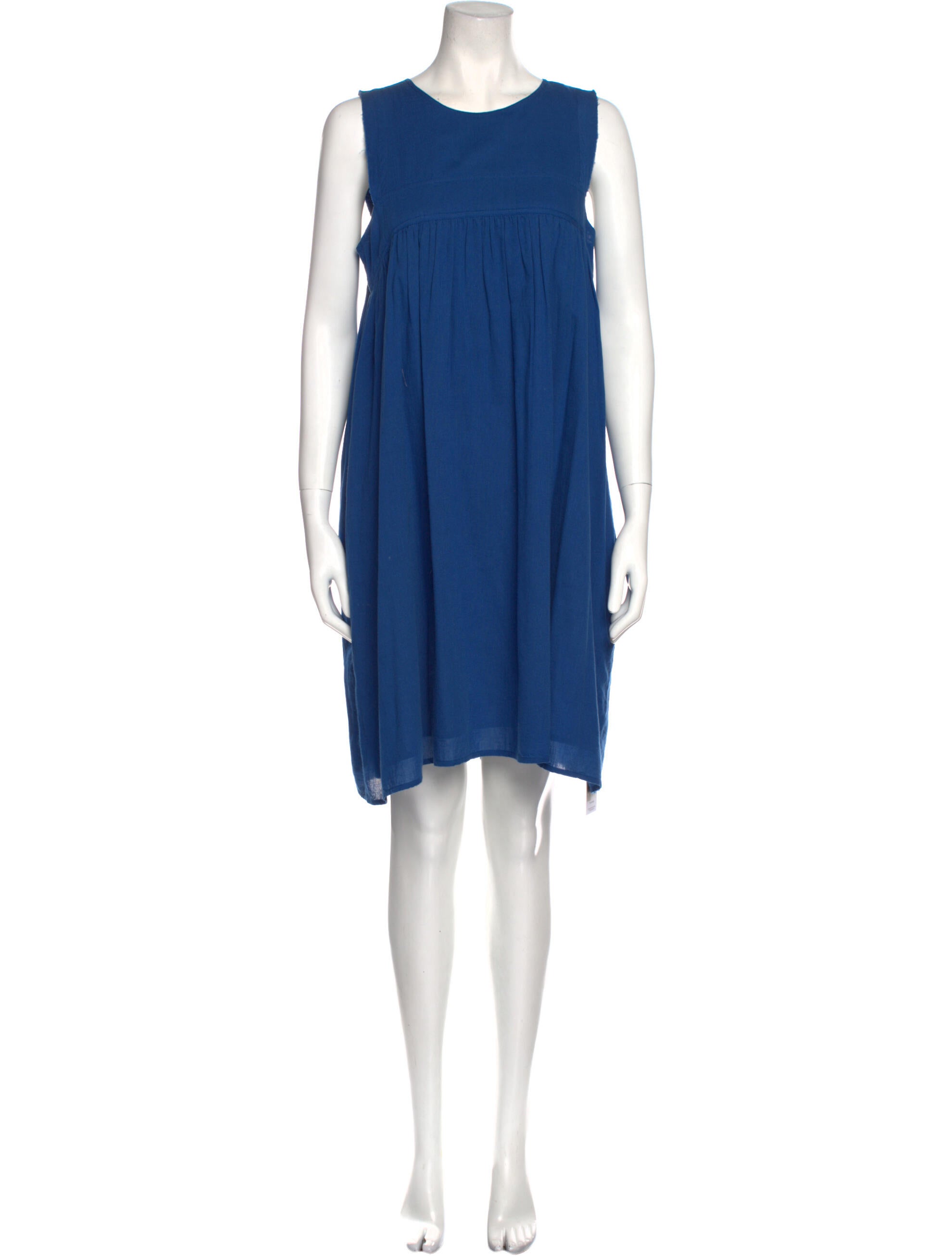 Apiece Apart Crew Neck Knee-Length Dress