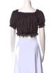 Apiece Apart Silk Striped Crop Top