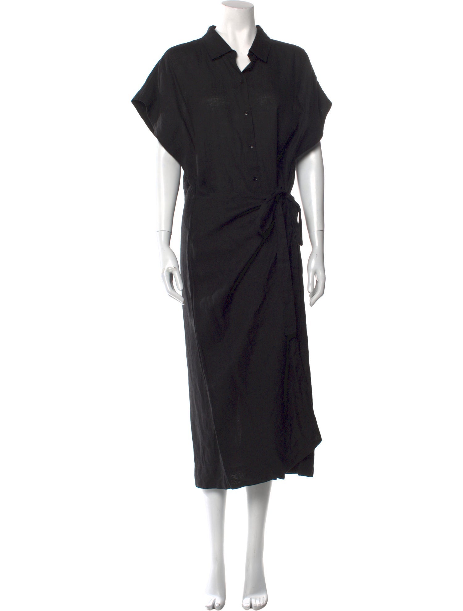Apiece Apart Linen Long Dress Black Dresses, Clothing W6A53262