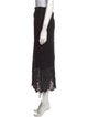 Apiece Apart Lace Pattern Midi Length Skirt