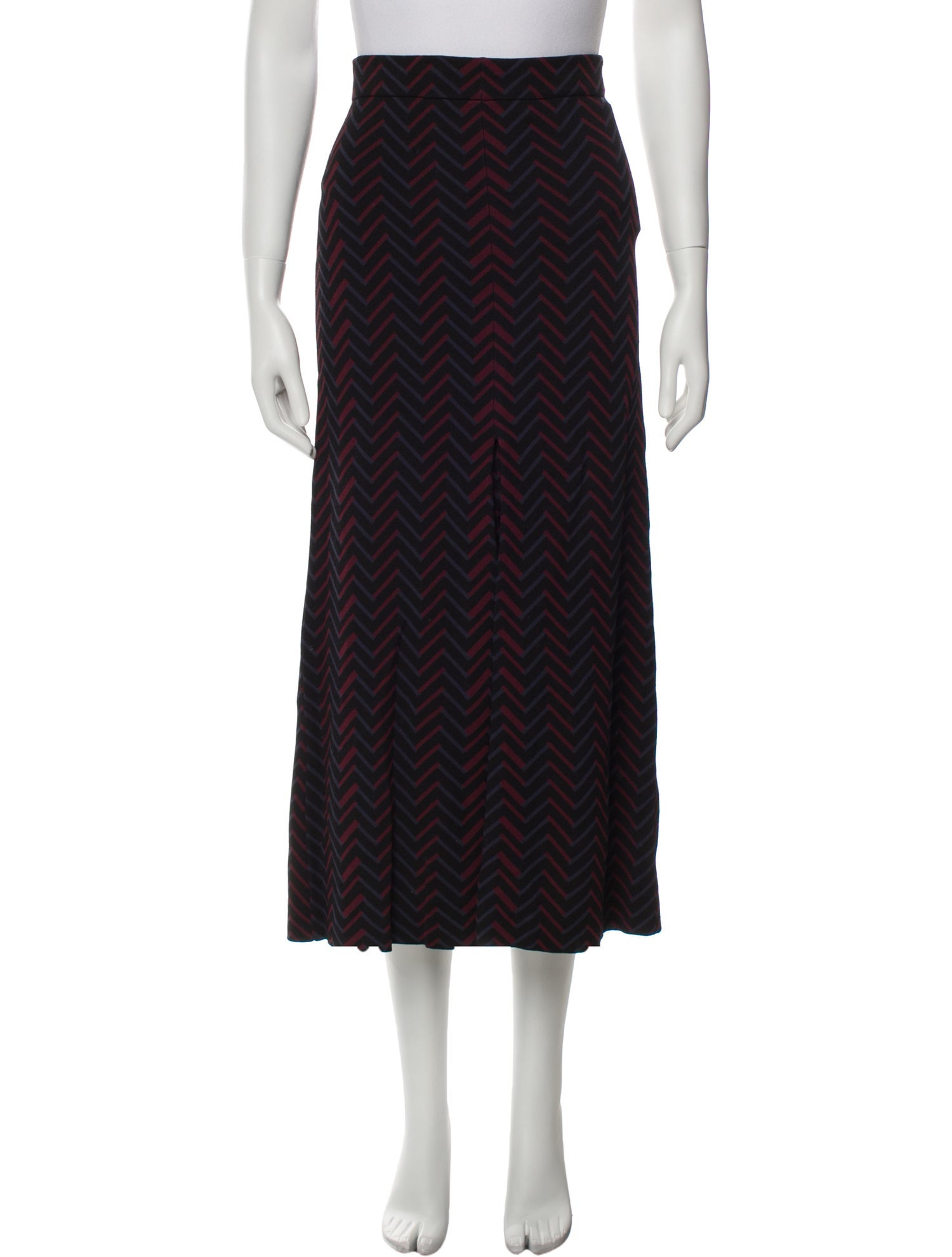 Apiece Apart Striped Midi Length Skirt