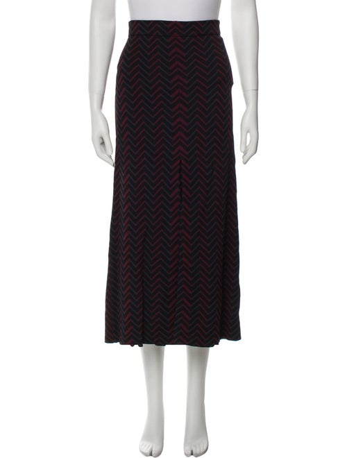 Apiece Apart Striped Midi Length Skirt