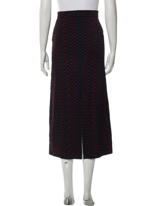 Apiece Apart Striped Midi Length Skirt